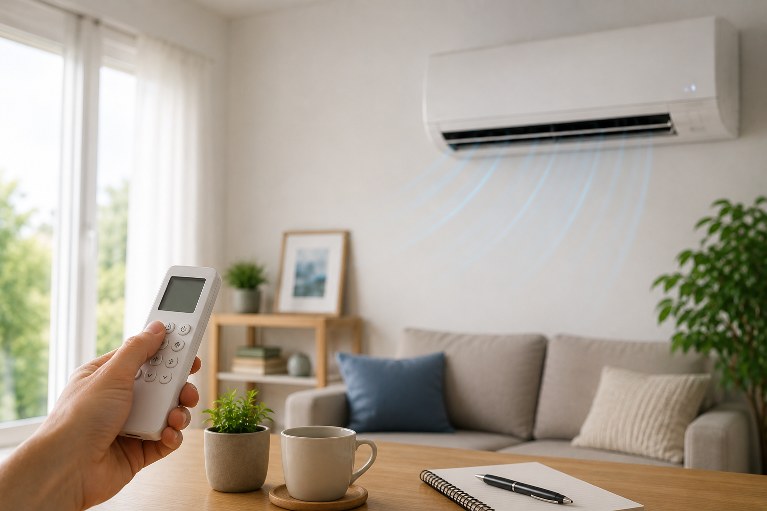 Climatizzatore domestico con telecomando